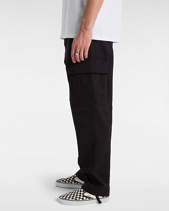 SERVICE CARGO LOOSE TAPERED PANTOLON Black