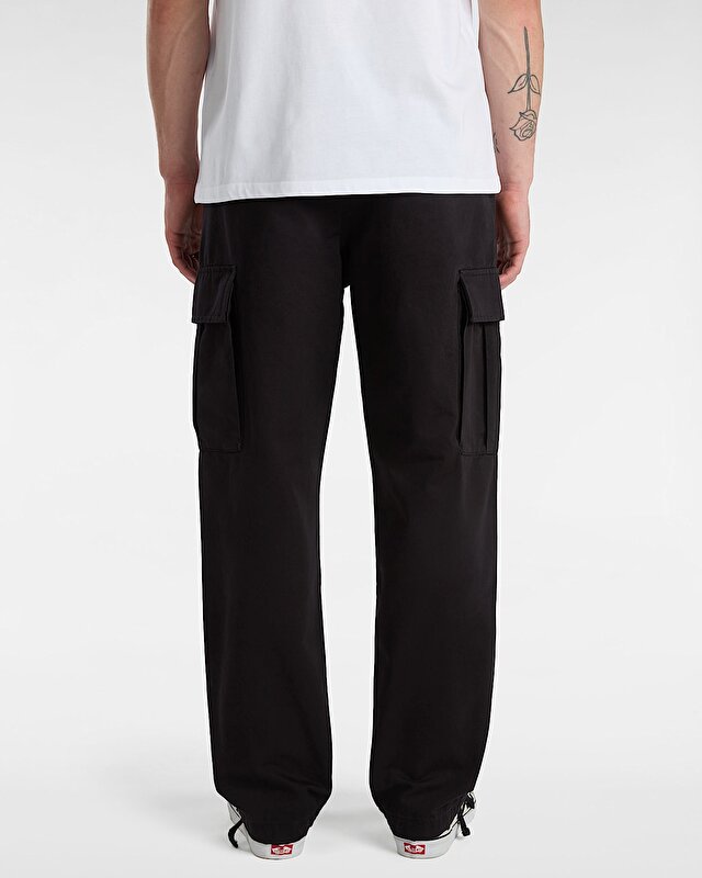SERVICE CARGO LOOSE TAPERED PANTOLON Black