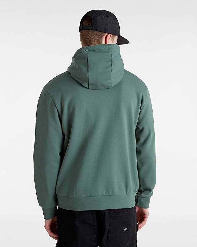 ESSENTIAL RELAXED PULLOVER KAPÜŞONLU ÜST Dark Forest