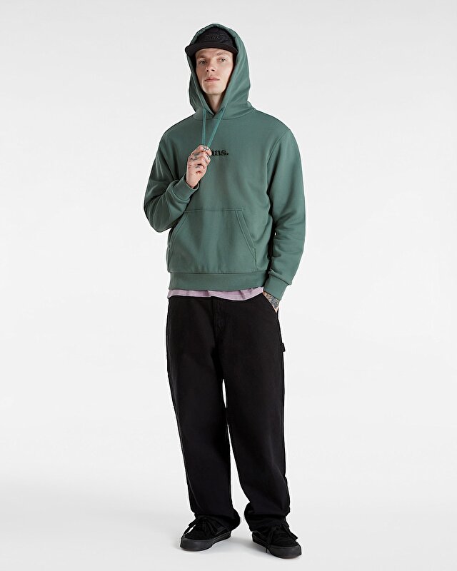 ESSENTIAL RELAXED PULLOVER KAPÜŞONLU ÜST Dark Forest