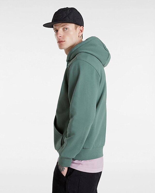 ESSENTIAL RELAXED PULLOVER KAPÜŞONLU ÜST Dark Forest