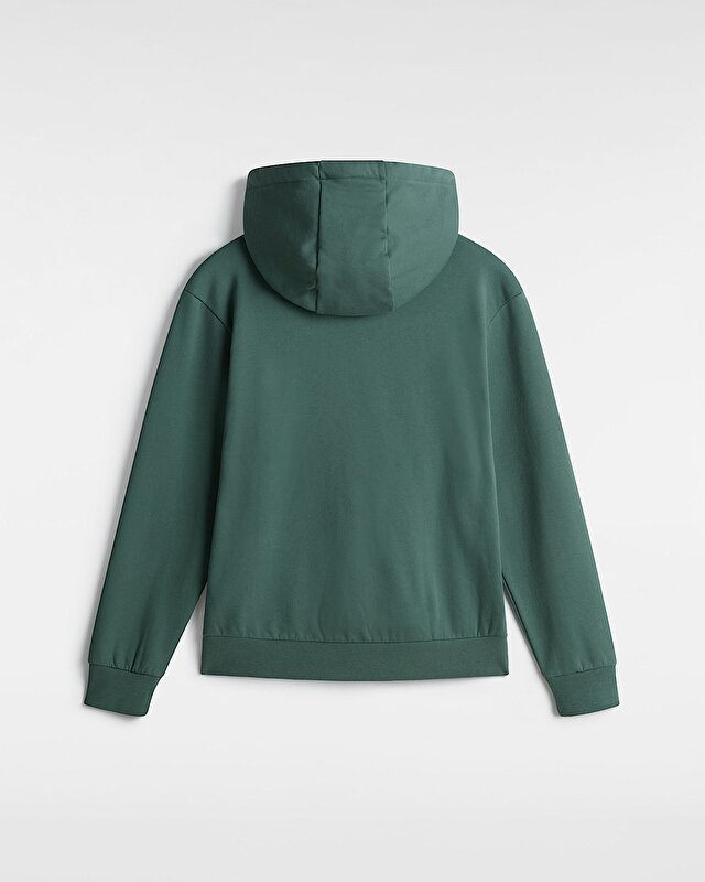 ESSENTIAL RELAXED PULLOVER KAPÜŞONLU ÜST Dark Forest
