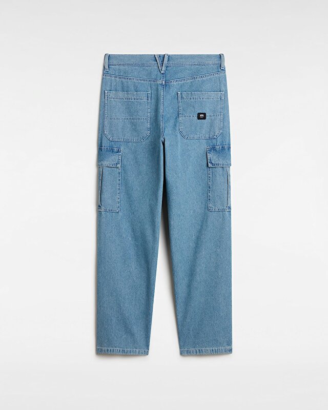SERVICE CARGO LOOSE DENIM PANTOLON Stonewash/Blue