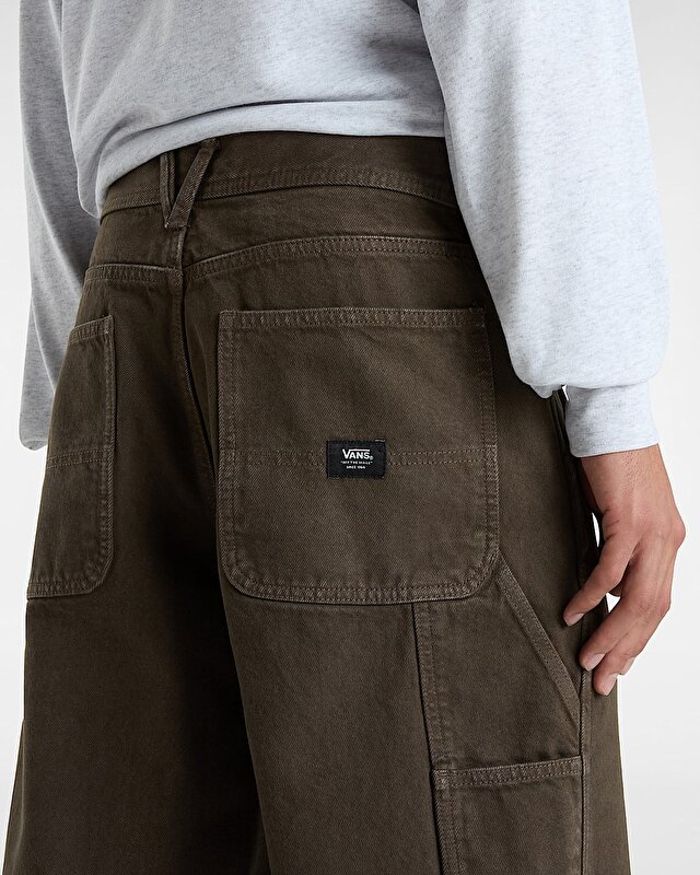 DRILL CHORE CARPENTER LOOSE DENIM PANTOLON Turkish Coffee