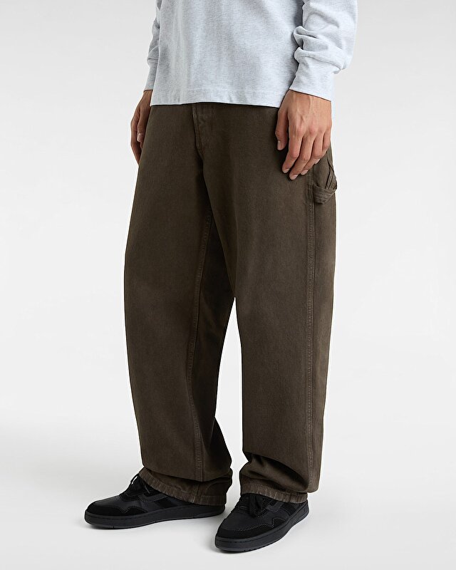 DRILL CHORE CARPENTER LOOSE DENIM PANTOLON Turkish Coffee