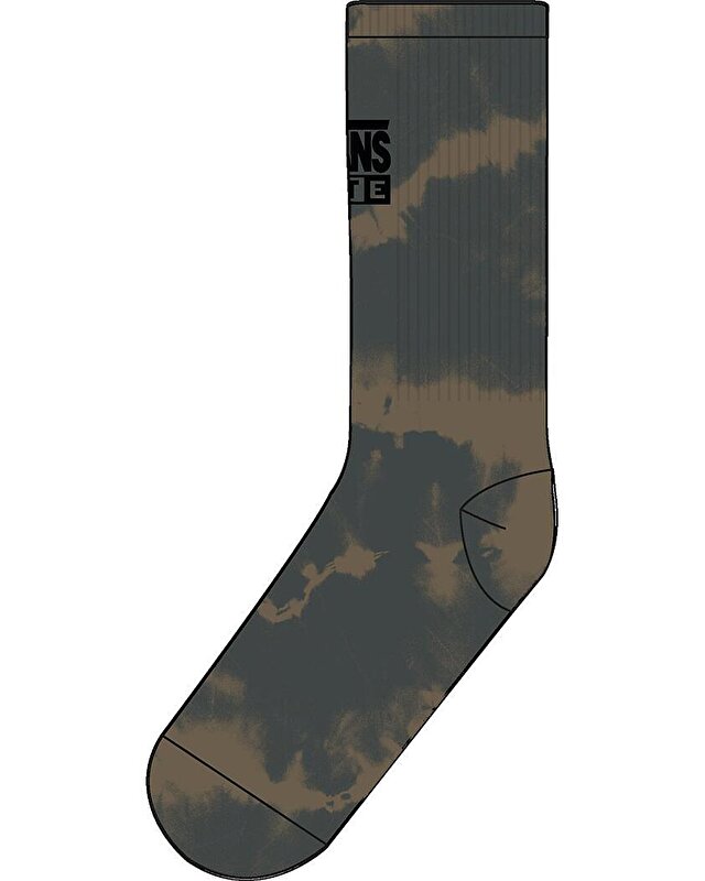MTE CRESTLINE TIE DYE CREW ÇORAP Sepia