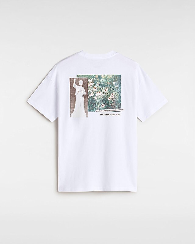 GARDEN OVERSIZED SS TİŞÖRT White