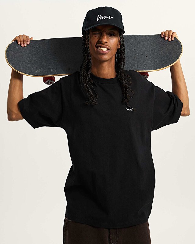 LEFT CHEST II LOOSE SS TİŞÖRT Black