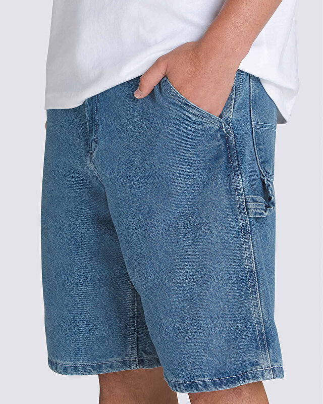 DRILL CHORE LOOSE DENIM ŞORT Stone Wash