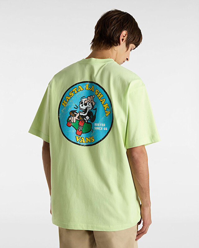 SKULL LA SHAKA LOOSE TİŞÖRT Shadow Lime