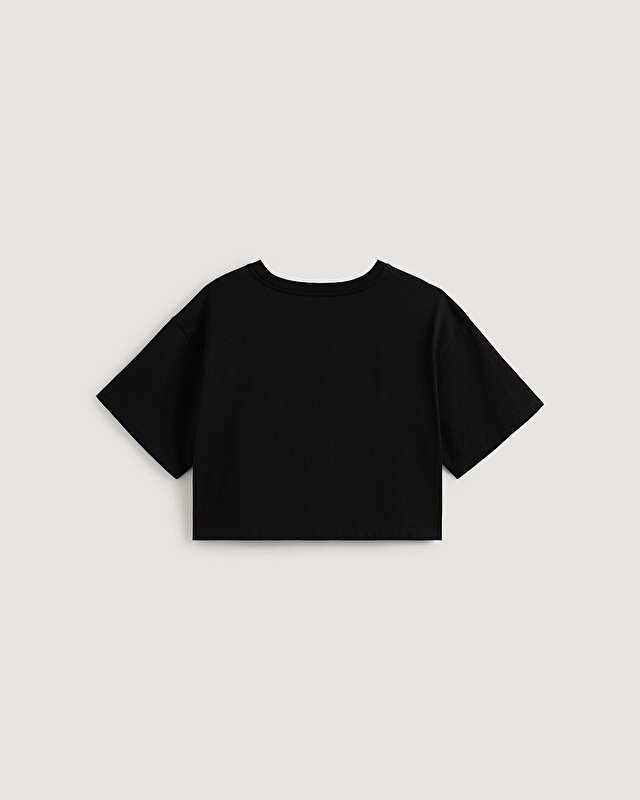 SALTON RELAX CROP SS TİŞÖRT Black
