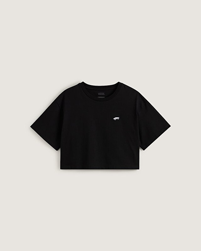 SALTON RELAX CROP SS TİŞÖRT Black