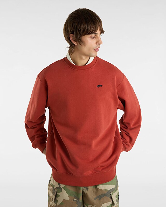 SALTON LOOSE FT SWEATSHIRT Red Ochre