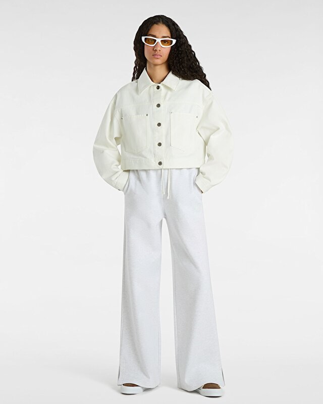 RAYNES CROP TRUCKER MONT Marshmallow