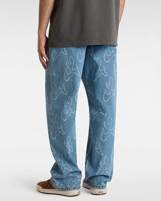 CHECK-5 BLAZE LOOSE DENIM PANTOLON Stonewash/Blue
