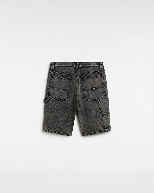 DRILL CHORE LOOSE DENIM ŞORT Stonewash Black