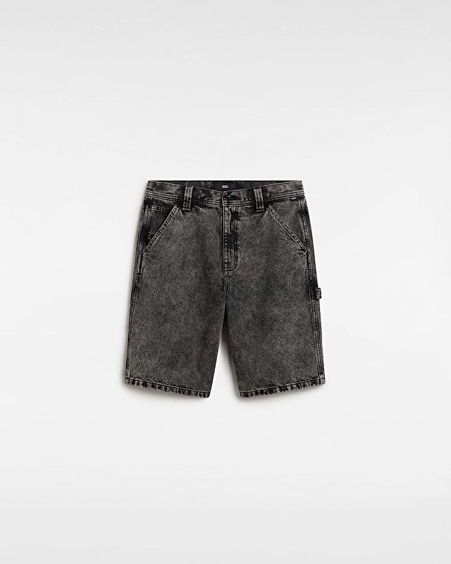 DRILL CHORE LOOSE DENIM ŞORT Stonewash Black