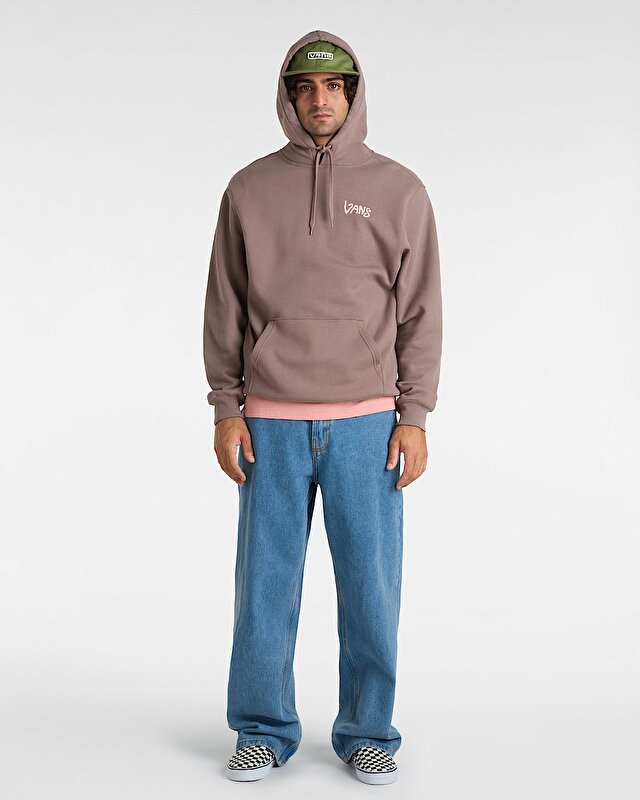 V HAND LOOSE KAPÜŞONLU ÜST Deep Taupe