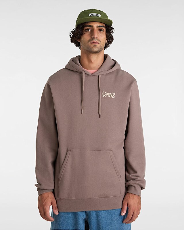 V HAND LOOSE KAPÜŞONLU ÜST Deep Taupe