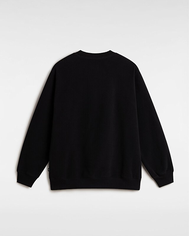 CARLO POLAR FLEECE LOOSE SWEATSHIRT Black