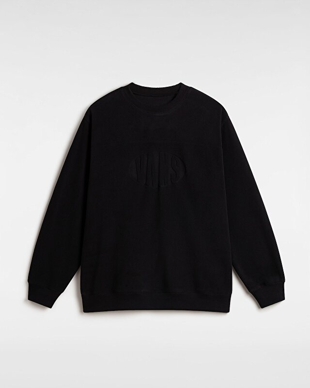 CARLO POLAR FLEECE LOOSE SWEATSHIRT Black