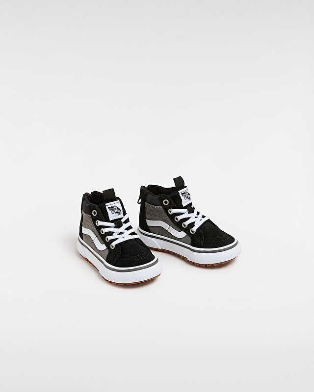 KÜÇÜK ÇOCUK MTE SK8-HI FERMUARLI AYAKKABI (1-4 YAŞ) Black/Grey