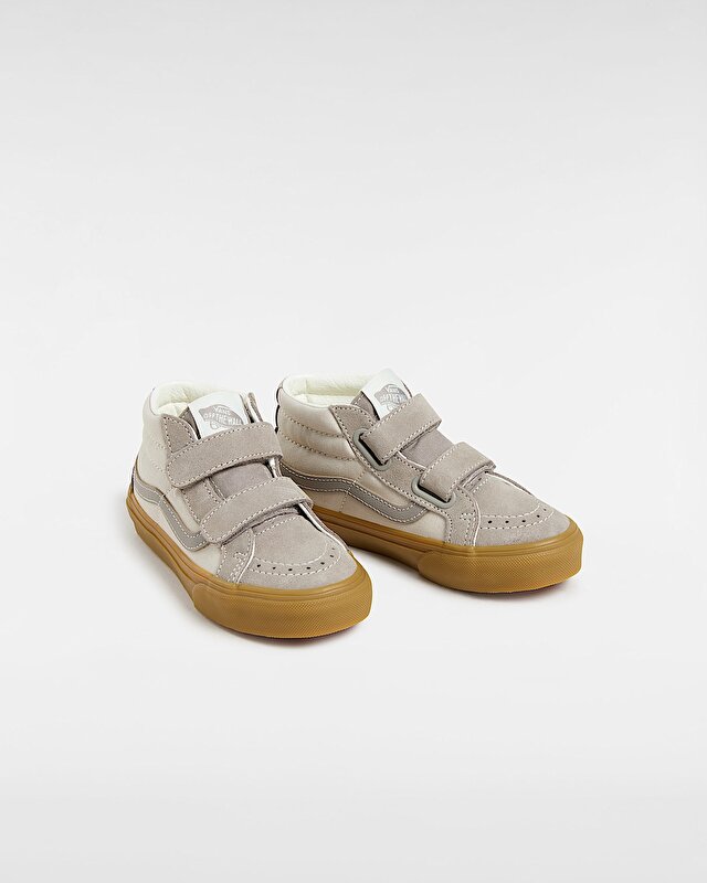 ÇOCUK SK8-MID REISSUE CIRTCIRTLI AYAKKABI (4-8 YAŞ) Gray/Gum