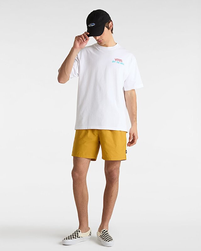 PRIMARY SOLID ELASTIC BOARDSHORT Harvest Gold