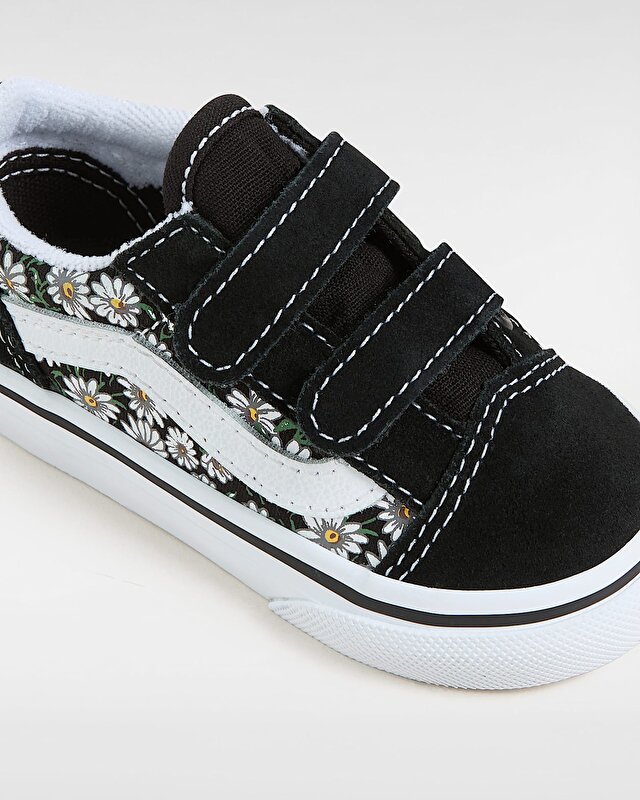 KÜÇÜK ÇOCUK OLD SKOOL CIRTCIRTLI AYAKKABI (1-4 YAŞ) Black/White