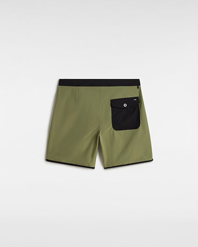 MTE EVERRIDE SCALLOPED SOLID ELASTIC ŞORT MAYO Loden Green
