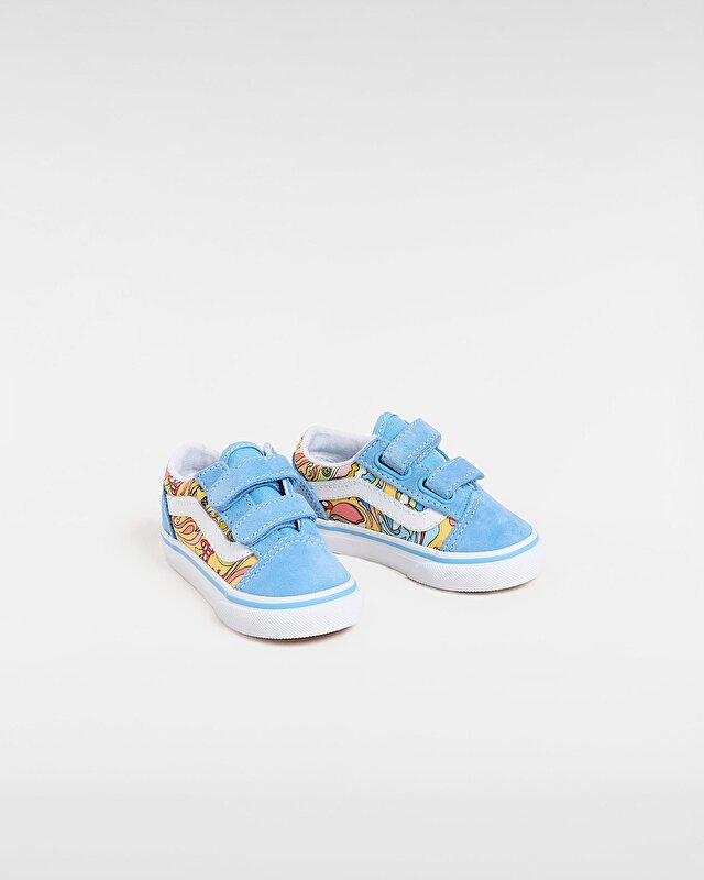 KÜÇÜK ÇOCUK OLD SKOOL CIRTCIRTLI AYAKKABI (1-4 YAŞ) True White/Multi
