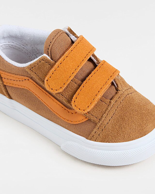 KÜÇÜK ÇOCUK OLD SKOOL CIRTCIRTLI AYAKKABI (1-4 YAŞ) Brown/Orange