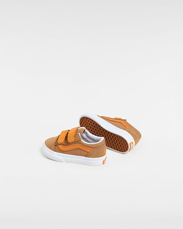 KÜÇÜK ÇOCUK OLD SKOOL CIRTCIRTLI AYAKKABI (1-4 YAŞ) Brown/Orange