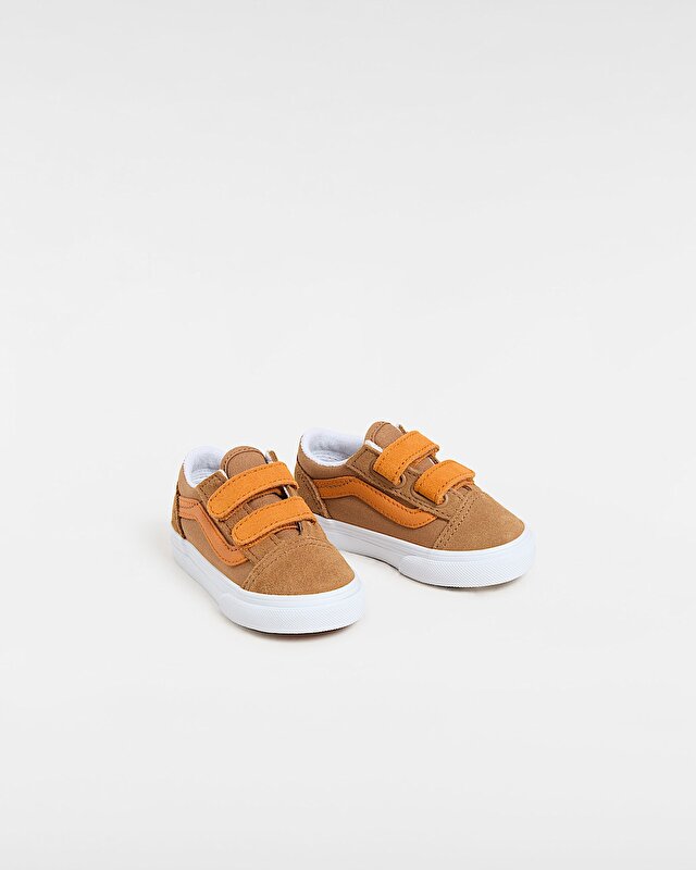 KÜÇÜK ÇOCUK OLD SKOOL CIRTCIRTLI AYAKKABI (1-4 YAŞ) Brown/Orange