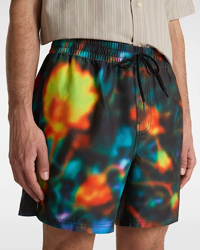 PRIMARY PRINT ELASTIC DENIZ ŞORTU Black/Multi