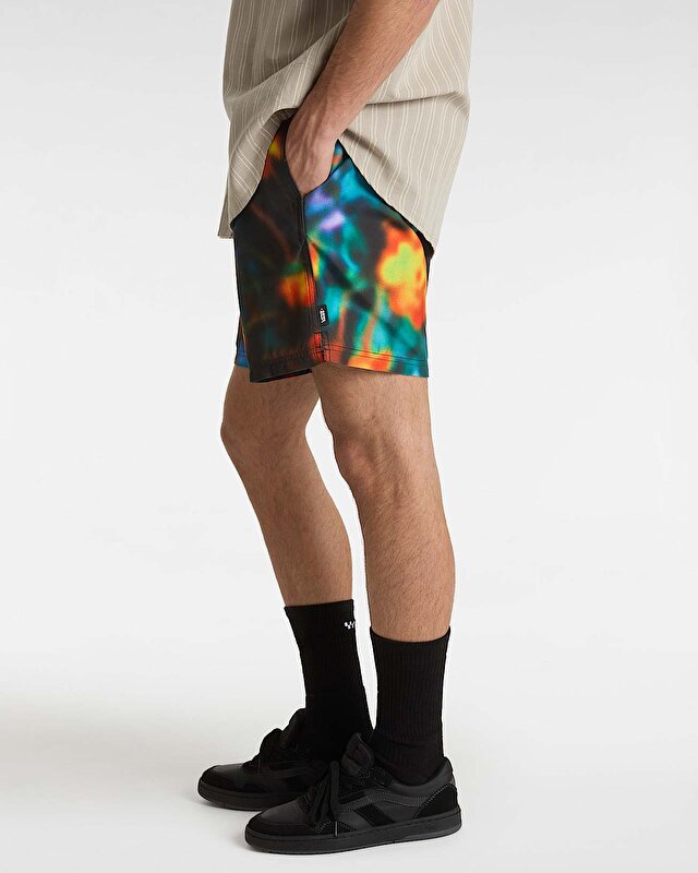 PRIMARY PRINT ELASTIC DENIZ ŞORTU Black/Multi