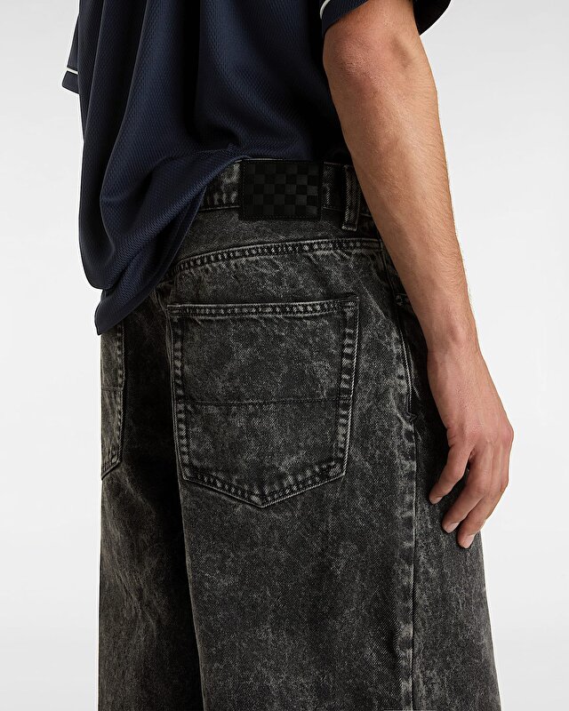 CHECK-5 BAGGY DENIM PANTOLON Stonewash Black