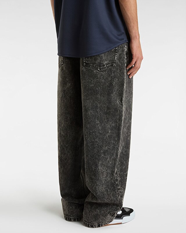 CHECK-5 BAGGY DENIM PANTOLON Stonewash Black