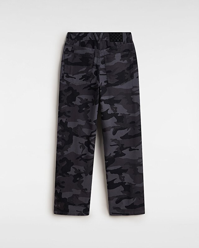 SIRELLE PRINTED PUDDLE PANTOLON Black/Parisian Night