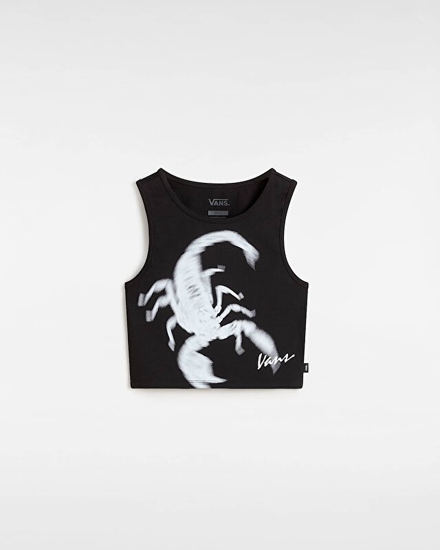 VENOM FITTED CROP TİŞORT Black