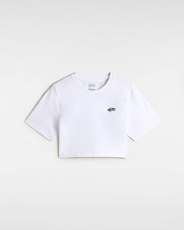 W STYLE 76 II CREW CROP SS TİŞORT White