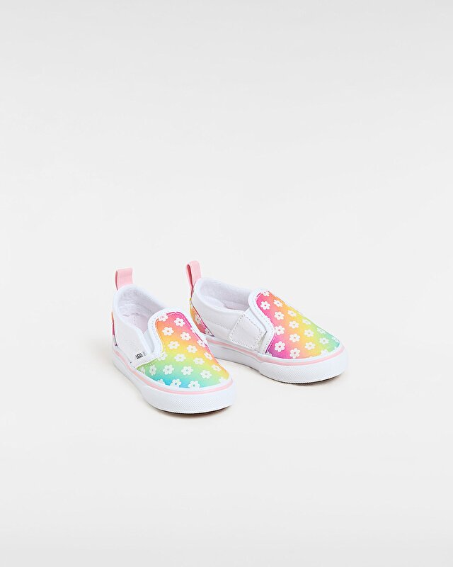 KÜÇÜK ÇOCUK SLIP-ON CIRTCIRTLI AYAKKABI (1-4 YAŞ) True White/Multi