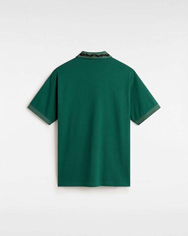 SKATE MESH POLO TİŞÖRT Rain Forest