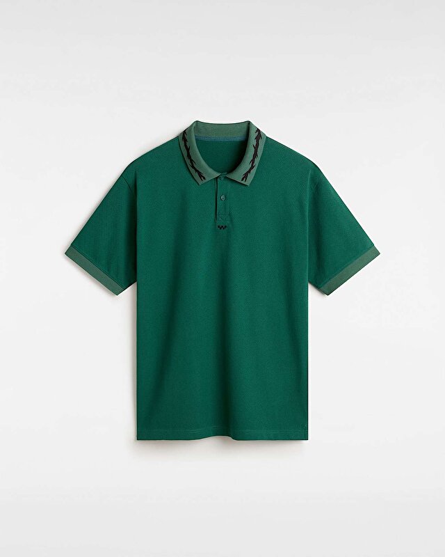 SKATE MESH POLO TİŞÖRT Rain Forest