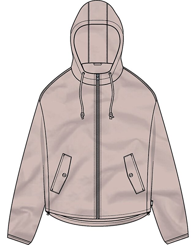 MTE THEO WINDBREAKER CEKET Sepia Rose