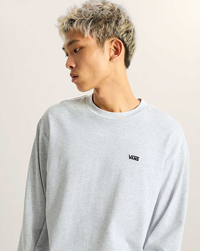 LEFT CHEST II LOOSE TİŞÖRT Light Grey Heather