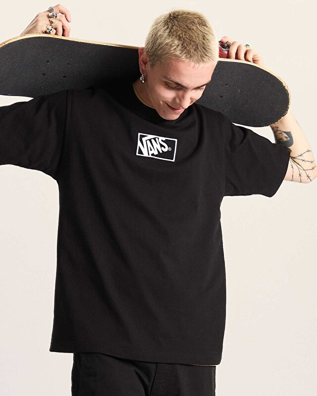 BLOCKED BOX LOOSE TİŞÖRT Black