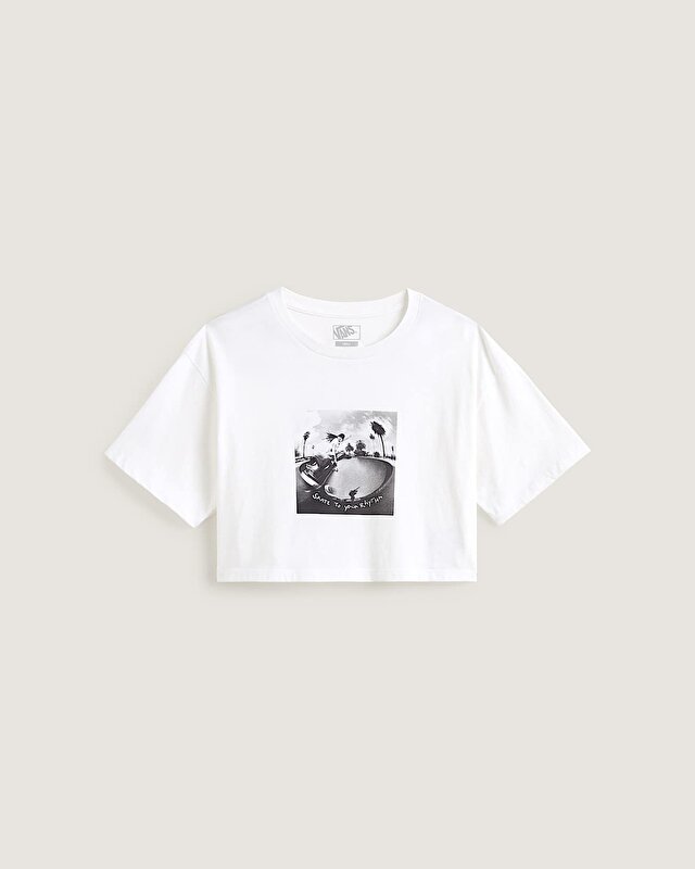 RHYTHM RELAXED CROP TİŞÖRT White