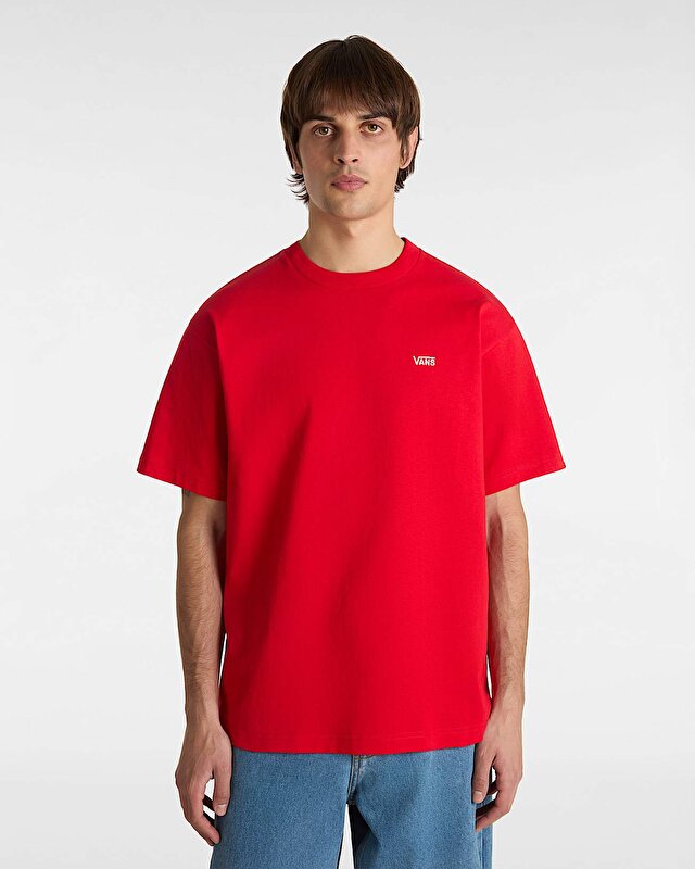 LEFT CHEST II LOOSE SS TİŞÖRT Racing Red