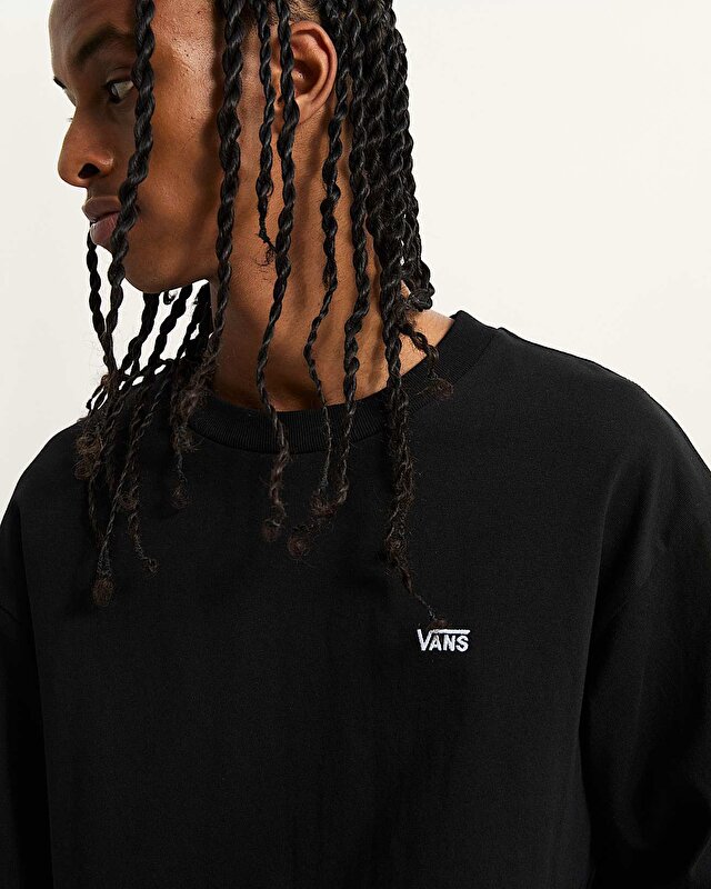 LEFT CHEST II LOOSE LS TİŞÖRT Black